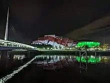 The UN project Beatie Wolfe's "From Green to Red" at COP26