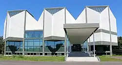 The Museum of Contemporary Art in Belgrade was one of the locations of Luke Black's postcard.