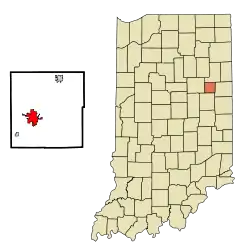 Location in the state of Indiana