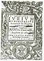 Collection of Transylvanian Saxon legislation printed in Brașov/Kronstadt (1583)