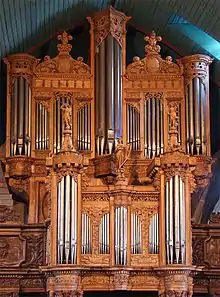 The organ at Guimiliau