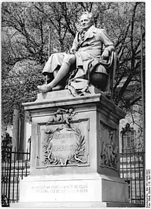 Marble statue in 1952