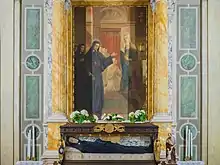 Altar and funeral monument of Maria Crocifissa di Rosa  in the  Handmaids of Charity chapel in Brescia.