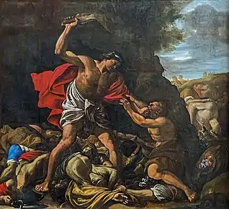Samson massacrant les Philistins   Toulouse Cathedral