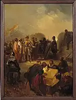 Envoys of the Aceh Sultanate visit Maurice at Grave