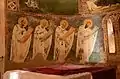 Church Fathers in the left side of the apse.