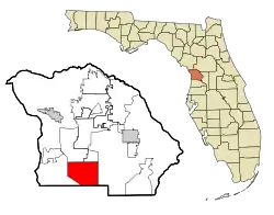 Location in Citrus County and the state of Florida