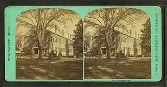 Town Hall, corner Main and Front St., built 1824