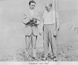 Coach Joe Thompson and Athletic Director Charles Miller