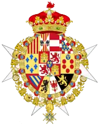 Coat of arms of Infante Sebastian