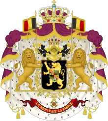 Coat of arms of King Leopold I, 1831–1865