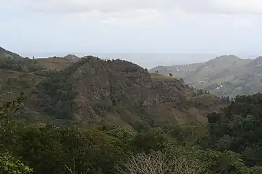 Panoramic view from Collores
