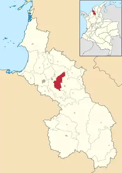 Location of the municipality and town of San Juan Betulia in the Sucre Department of Colombia.