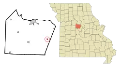 Location of Prairie Home, Missouri