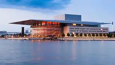 The Copenhagen Opera House in Denmark