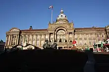 A large, impressive civic building