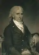 Portrait of her father, Daniel Strobel