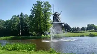 Pekelder Windmill "De Onrust" in Oude Pekela