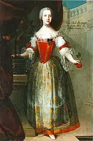 1780: Portrait of the poet, Barkóczy Borbála [hu]