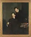 Portrait of the twin brothers Emil and Bernhard Österman, 1904