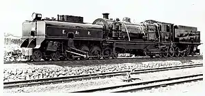 East African Railways publicity photograph of no. 5017, c. 1953