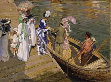 E. Phillips Fox, The Ferry, 1911
