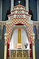 St Chrysole, Komen. Altar and ciborium