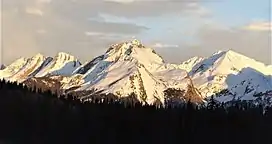 Graystone Peak to the right