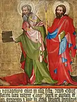 St Bartholomew, St Thomas, Epitaph of Jan of Jeřeň, National Gallery in Prague