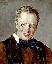 Portrait of Ville Vallgren, Ernst Josephson, 1880