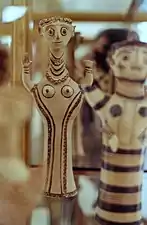 Terracotta Female figurine from Midea 12th century BCE