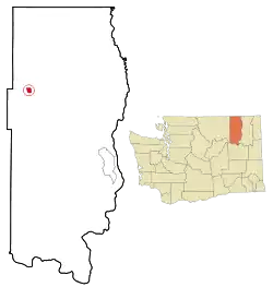 Location of Republic, Washington