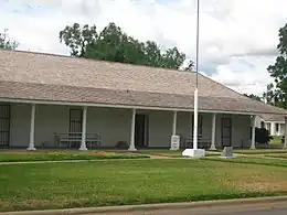 The restored Fort Duncan in Eagle Pass is located near the International Bridge.