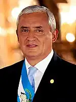 Photographic portrait of Otto Pérez Molina