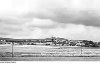 View from the Mill toward the village