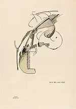 Francis Picabia, 1915, Fille née sans mère (Girl Born Without a Mother), work on paper, 47.4 x 31.7 cm, Musée d'Orsay