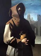 Francisco de Zurbarán. São Francisco de Assis em êxtase, 1635-1640.