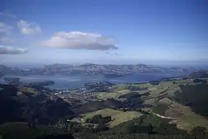 Sawyers Bay seen from Mt Cutten