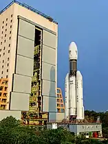 D1 on its Mobile Launch Pedestal on its way to the launchpad