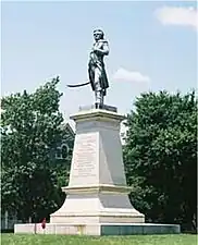 General Hugh Mercer Memorial Statue, Washington Avenue Historic District, Fredericksburg, Virginia