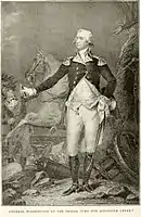 General Washington at the Bridge Over the Assunpink Creek, published by William S. Stryker, 1898