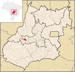 Location in Goiás state