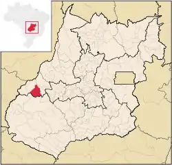 Location in Goiás state