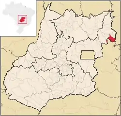 Location in Goiás state
