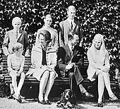 The Grand Ducal couple of Luxembourg alongside their children (1971)