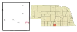 Location of Republican City, Nebraska