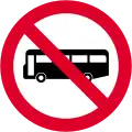 No buses and coaches