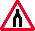 Dual carriageway ends ahead