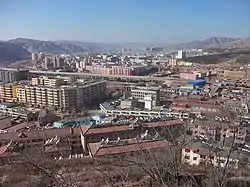 View of Huining from the south