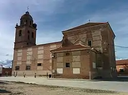 Church of the Invention of the Holy Cross, in Salvador de Zapardiel (Valladolid, Spain).